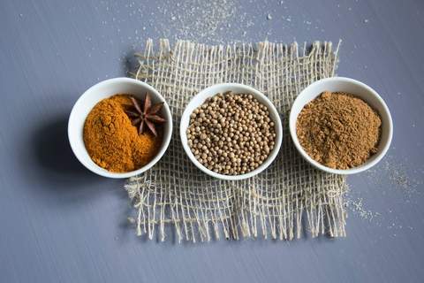 Finger millet benefits - turmeric, sesame seed