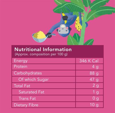 Slurrp Farm Banana Powder - Nutritional Facts