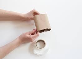 Toilet Paper Roll Binoculars - Craft Activities - Join the toilet rolls using glue