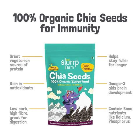 Slurrp Farm Chia Seeds to boost immunity in kids 